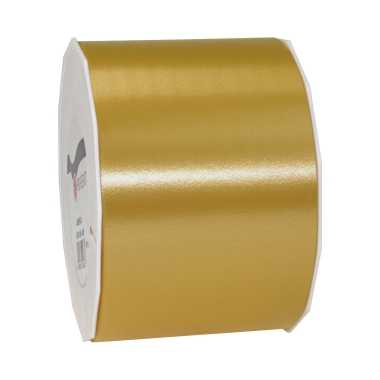 1x xl hobby/decoratie bronzen satijnen sierlinten breed 9 cm/90 mm x 91 meter