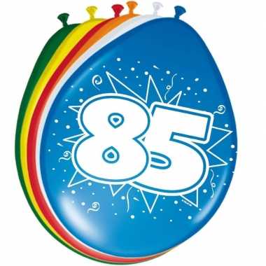 24x stuks ballonnen 85 jaar