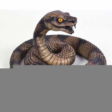 Bruine halloween cobra slang