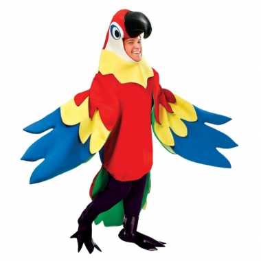Carnavalskostuum papegaai