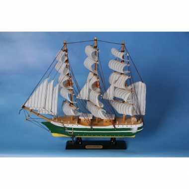 Decoratie miniatuur zeilschip humboldt 2