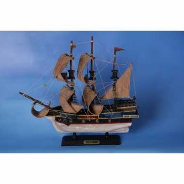 Decoratie miniatuur zeilschip mayflower