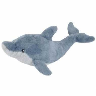 Dolfijnen speelgoed artikelen dolfijn knuffelbeest grijs 55 cm