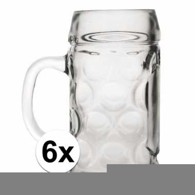 Duitse bierpullen 0,5 liter 6 st