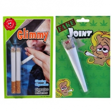 Fop pakket nep sigaret/joint