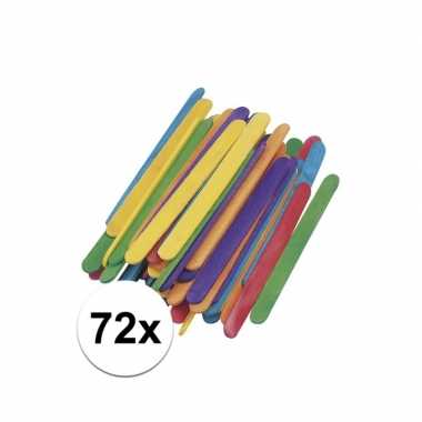 Gekleurde ijsstokjes 11 cm