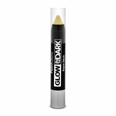 Glow in the dark make-up stift transparant
