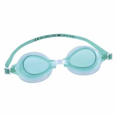 Groene zwembril voor kinderen 3 tot 6 jaar
