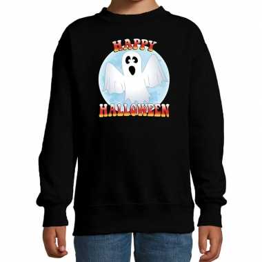 Happy halloween spook verkleed sweater zwart voor kinderen