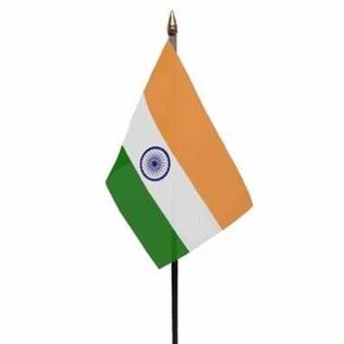 India vlaggetje met stokje