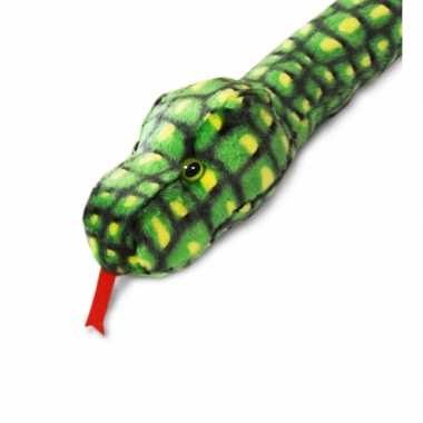 Keel toys pluche groene slang knuffel 200 cm