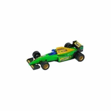 Kinder cadeau model speelgoed auto formule 1 groen