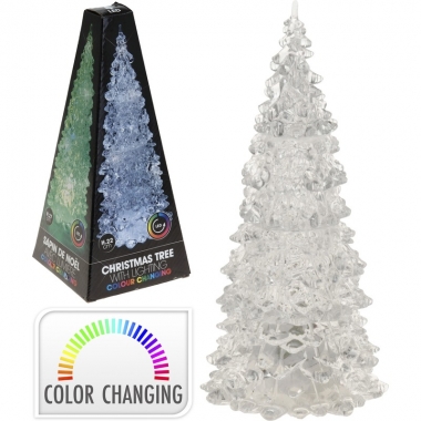 Kleur veranderende led kerstboom 22 cm