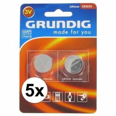 Knoopcel batterij 10 stuks cr2032