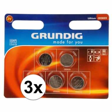Knoopcel batterijen 15 stuks cr2032 3v