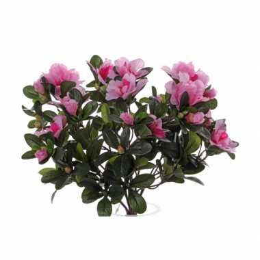 Kunstplant azalea roze 20 cm