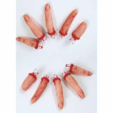 Latex vingers afgehakt 10 stuks