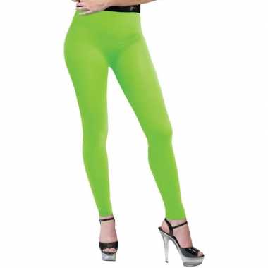 Neon groene legging voor dames