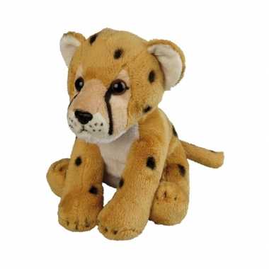 Feest pluche cheetah knuffel 19 cm