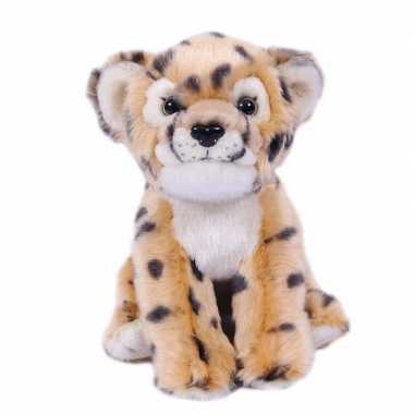Feest pluche cheetah knuffel 20 cm