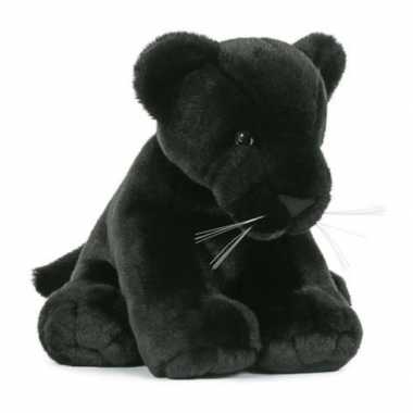 Pluche zwarte panter knuffel 30 cm speelgoed