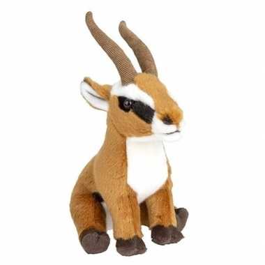 Feest speelgoed artikelen antilope knuffelbeest 18 cm