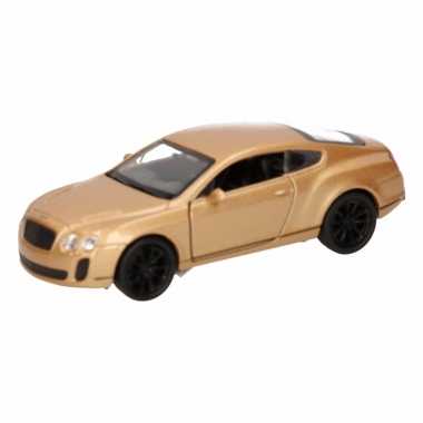 Speelgoed gouden bentley continental supersports auto 12 cm