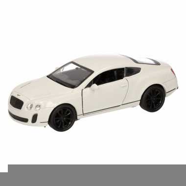 Speelgoed witte bentley continental supersports auto 12 cm