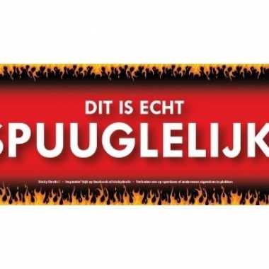 Spuuglelijk sticky devil sticker