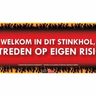 Stinkhol sticky devil sticker