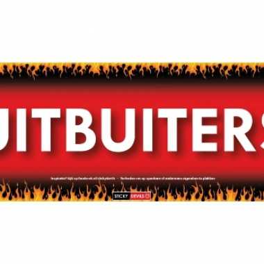 Uitbuiters sticky devil sticker