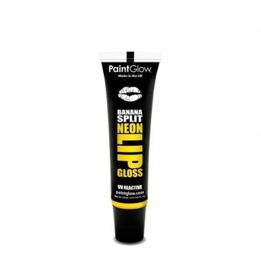 Uv lipgloss neon geel banaan