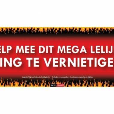 Vernietigen sticky devil sticker