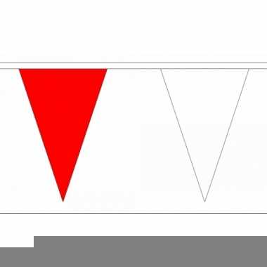 Vlaggenlijn rood/wit deluxe
