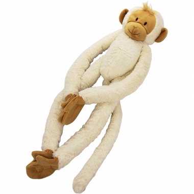 Witte slinger aap knuffels 23 cm