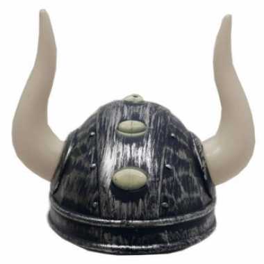 Zilveren viking helm voor volwassenen