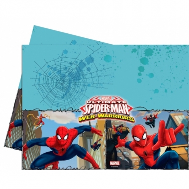Spiderman feest tafelkleed 120 x 180 cm