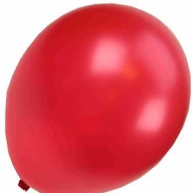 Zak rode metallic ballonnen