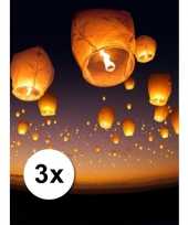 3 stuks voordeel wensballonnen 50 x 100 cm