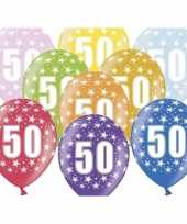 50e verjaardag ballonnen met sterretjes