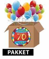 70 jarige feestversiering pakket