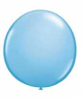 Ballon licht blauw qualatex 90 cm