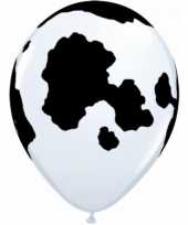 Ballon met koeien print 28 cm