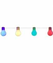 Buiten feestverlichting lichtsnoer gekleurde lampbolletjes 10 m