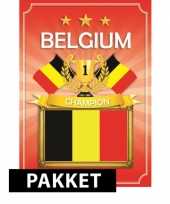 Ek wk belgie feestartikelen pakket