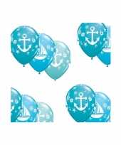 Feest 10x stuks marine maritiem thema party ballonnen