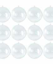 Feest 12x hobby kerstballen 8 cm maken