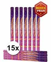 Feest 15 party confetti shooters 80 cm