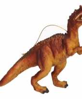 Feest 1x deco hanger dieren figuurtjes dinosaurus velociraptor 10 cm