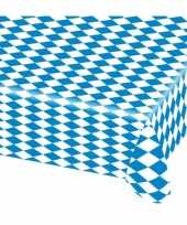 Feest 20x blauw met wit tafelkleden van 80x260 cm